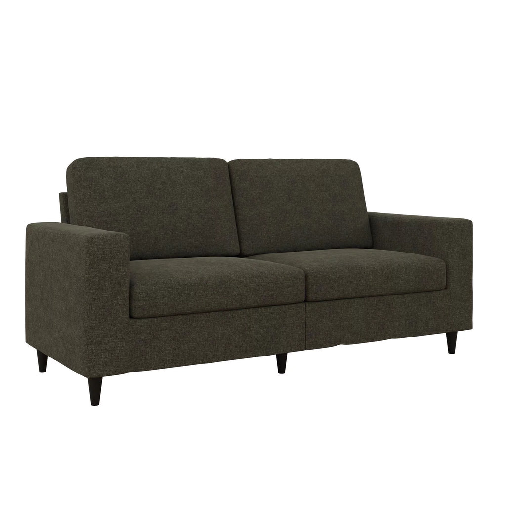 Gray Linen 3 Seater Sofa J664193