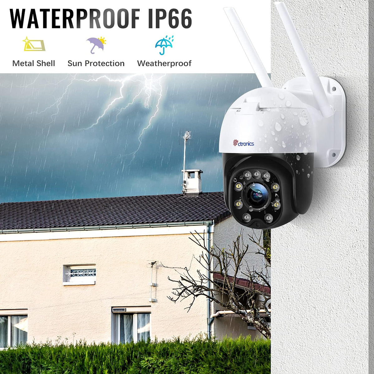 5X Optical Zoom 1080P PTZ Security Camera K248898