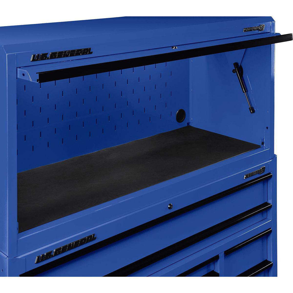 56 in. x 22 in. Blue Work Center Hutch R2802