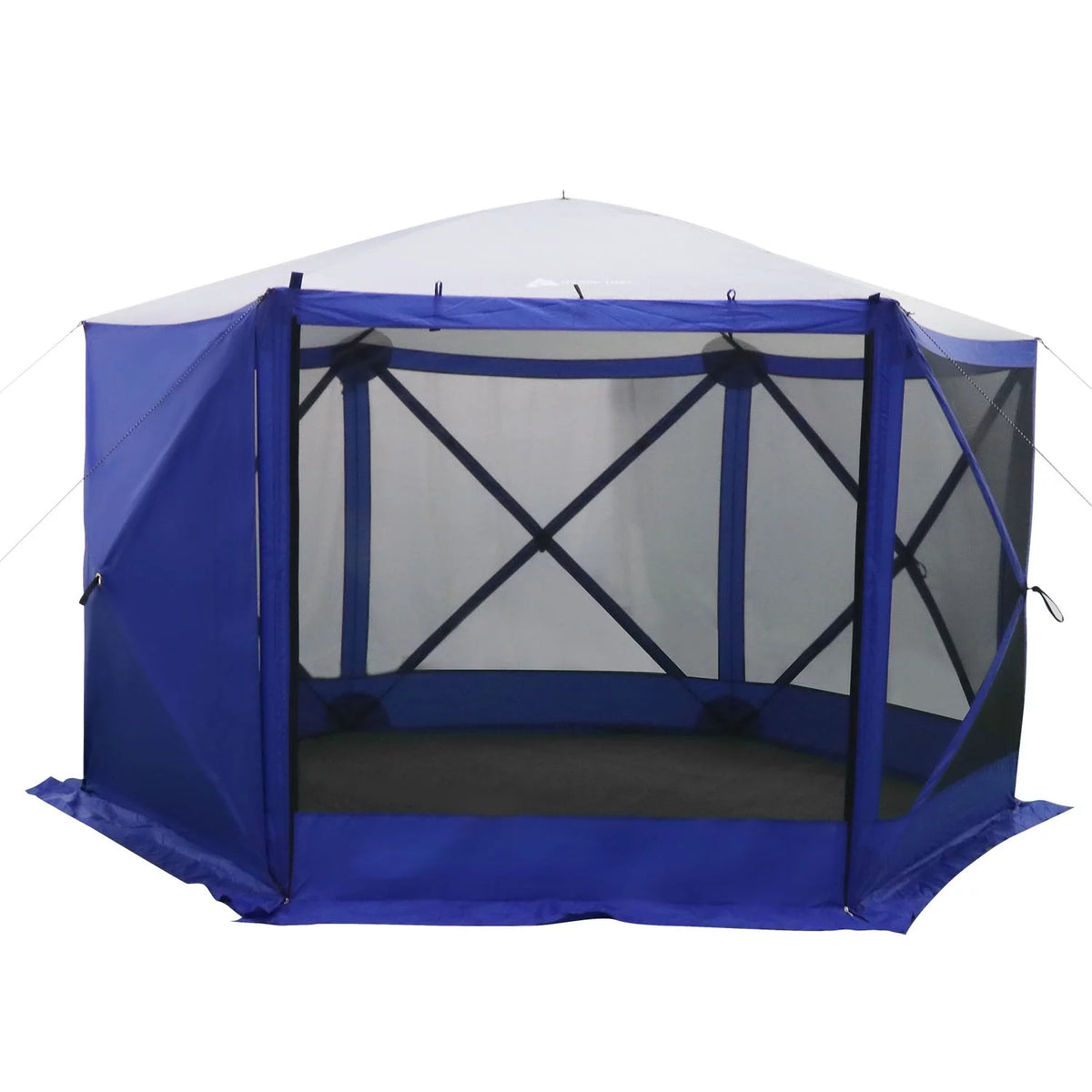 6 Hub Outdoor Camping Screen House, 1 Room, Blue Y587