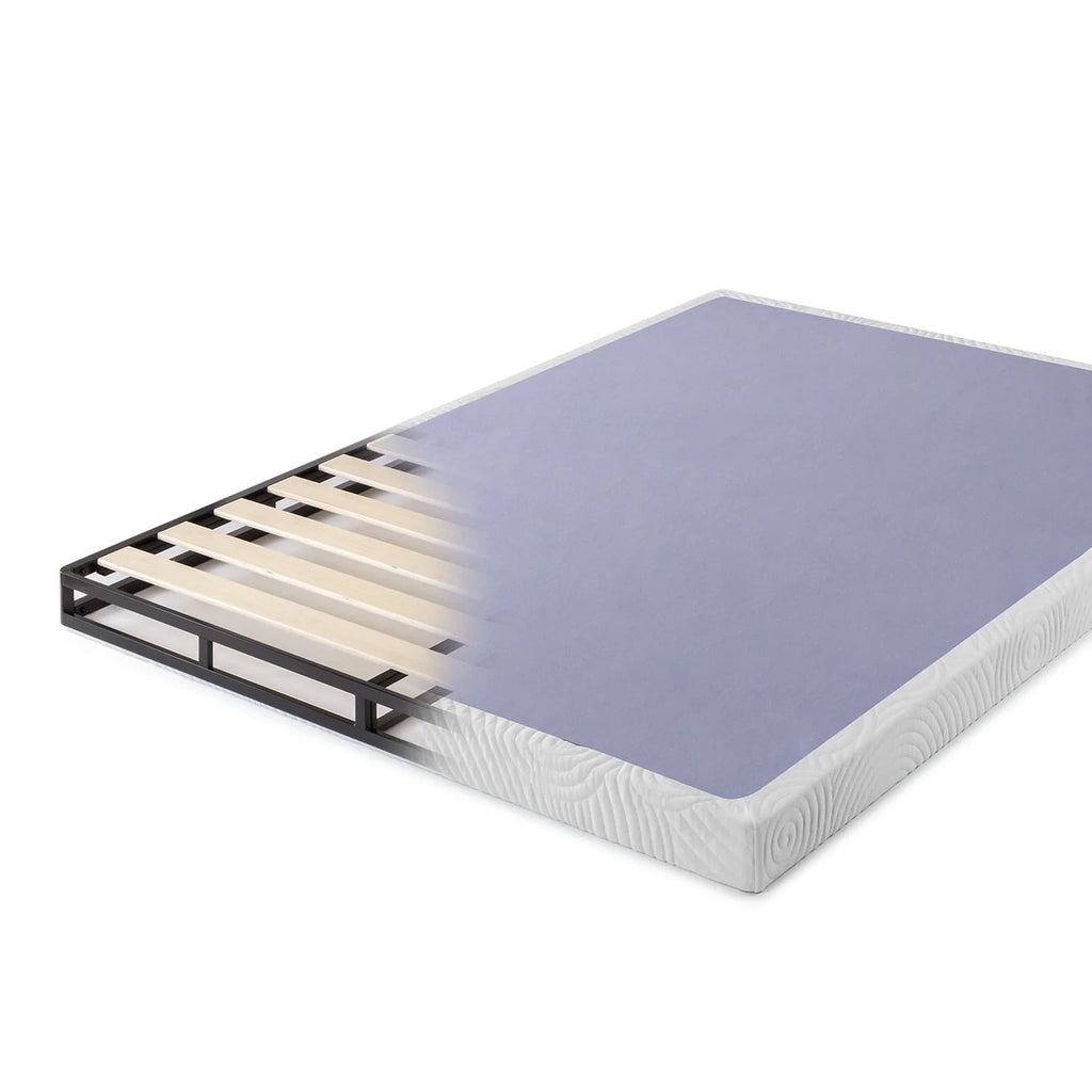 King Metal Box Spring with Wood Slats I5306