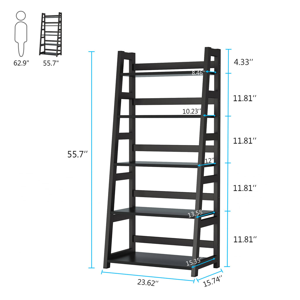 5-Tier Modern Bookshelf Q336