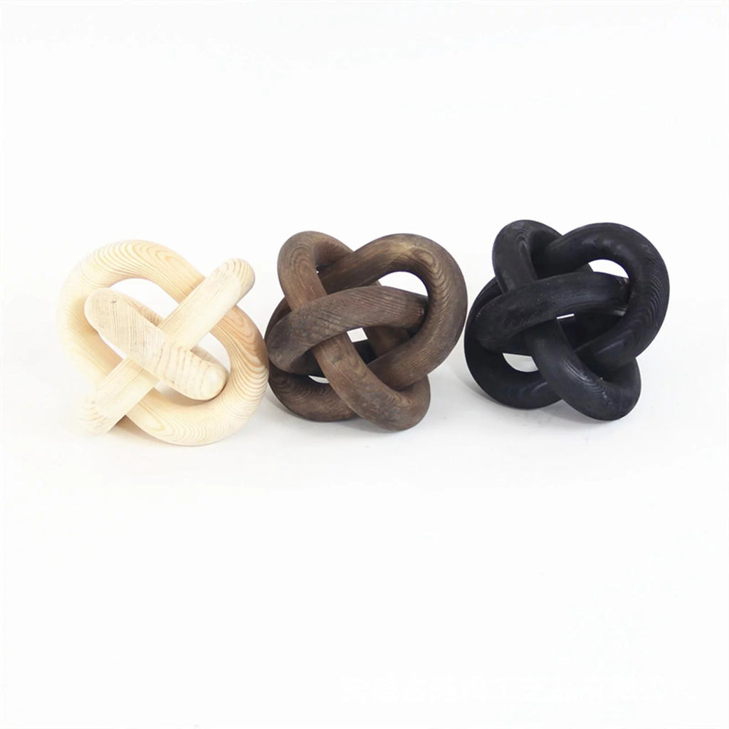 3 Link Wooden Chain Decor Y52530