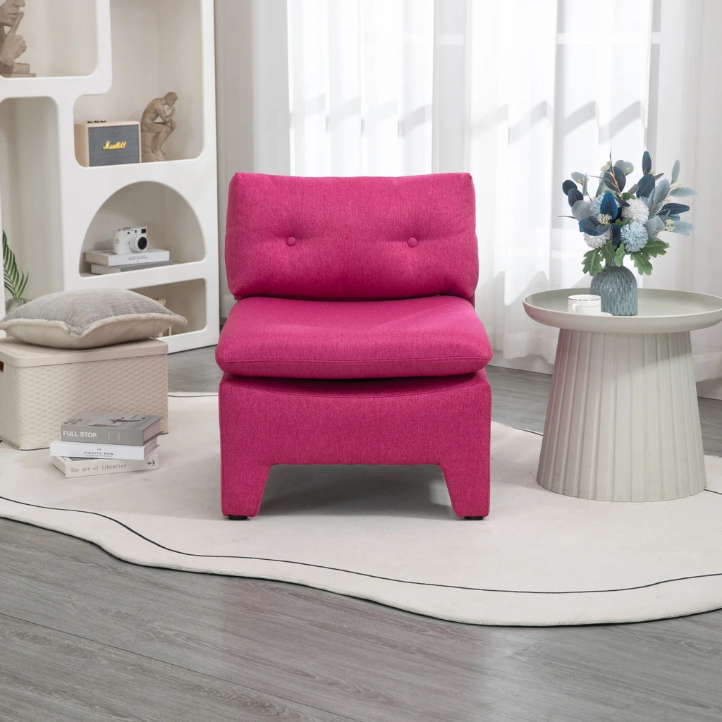 Oversized Linen Accent Barrel Chair O5954