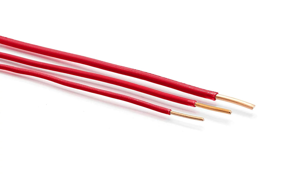 Insulated Solid Copper THHN / THWN Wire 10 AWG 600 Volts Red A12031