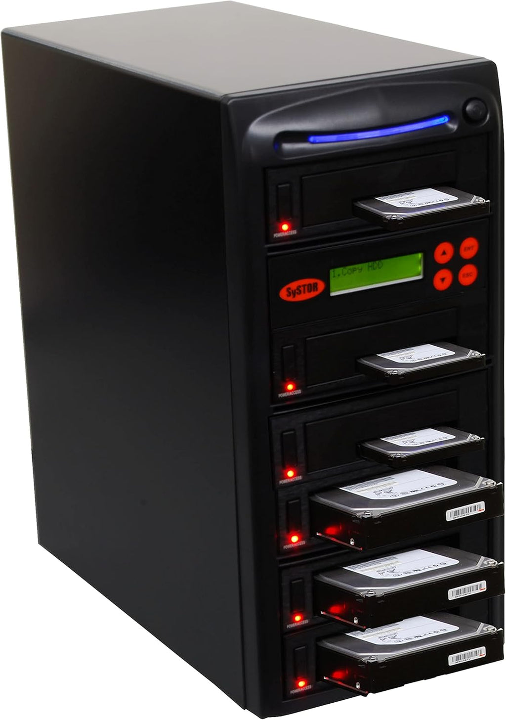 1:5 HDD/SSD Hard Drive Duplicator & Eraser for SATA 3.5 Disk & 2.5 Solid State Drives B885878