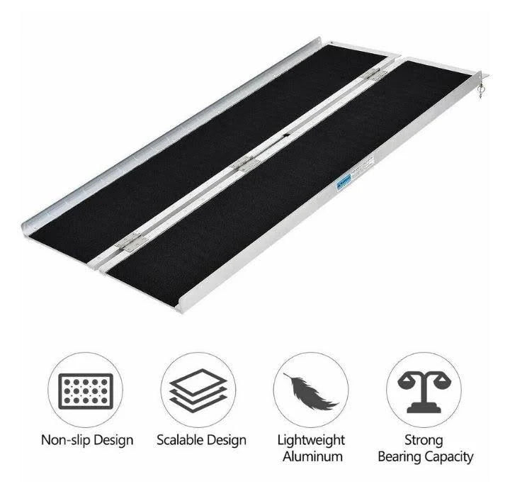 Portable Aluminum Wheelchair Ramp S712