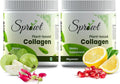 Plant Based Collagen Powder Supplement with Biotin Vitamin C Mixed Fruit Flavour 200g*2 F853