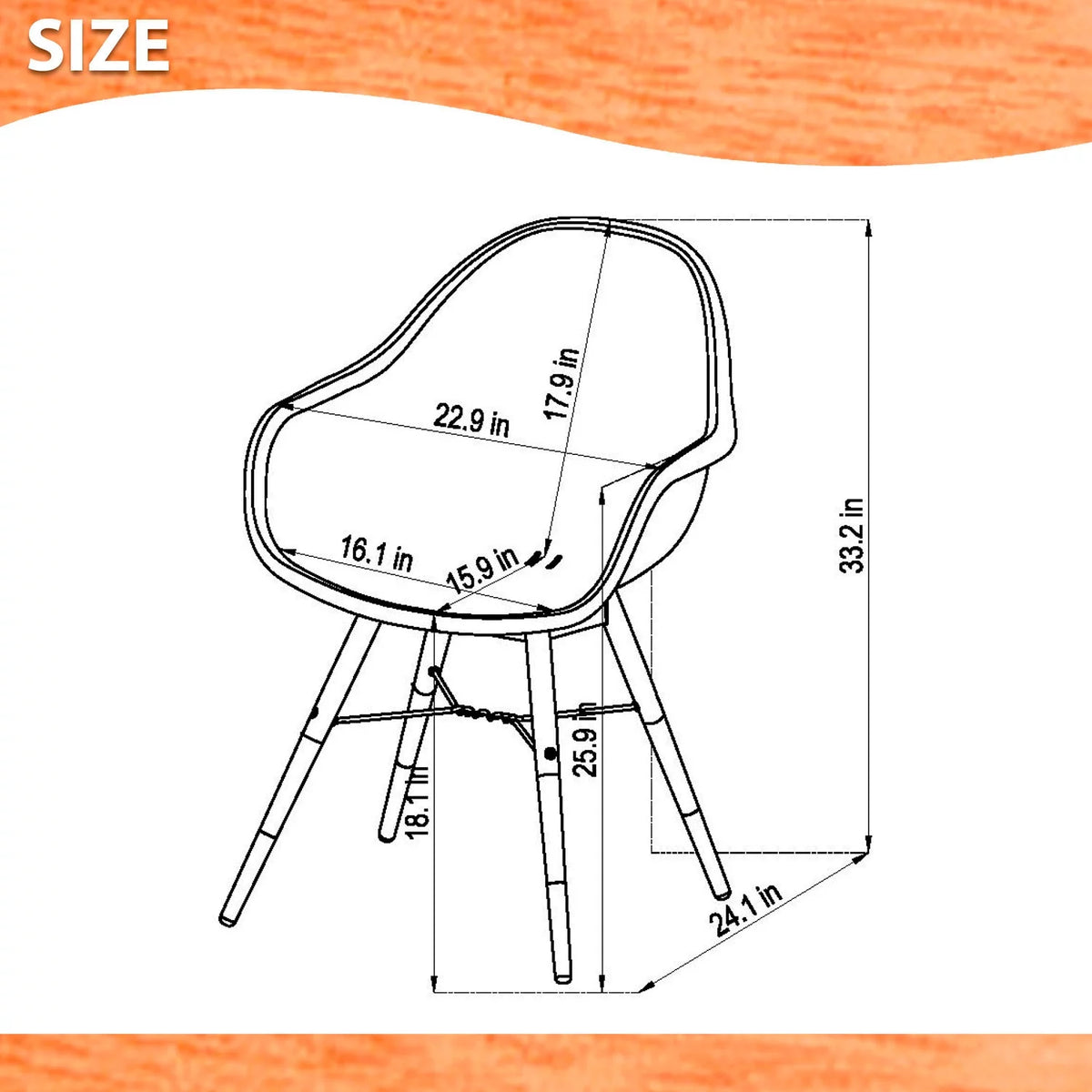 5 Pieces Eucalyptus Wood Outdoor Dining Set D4582