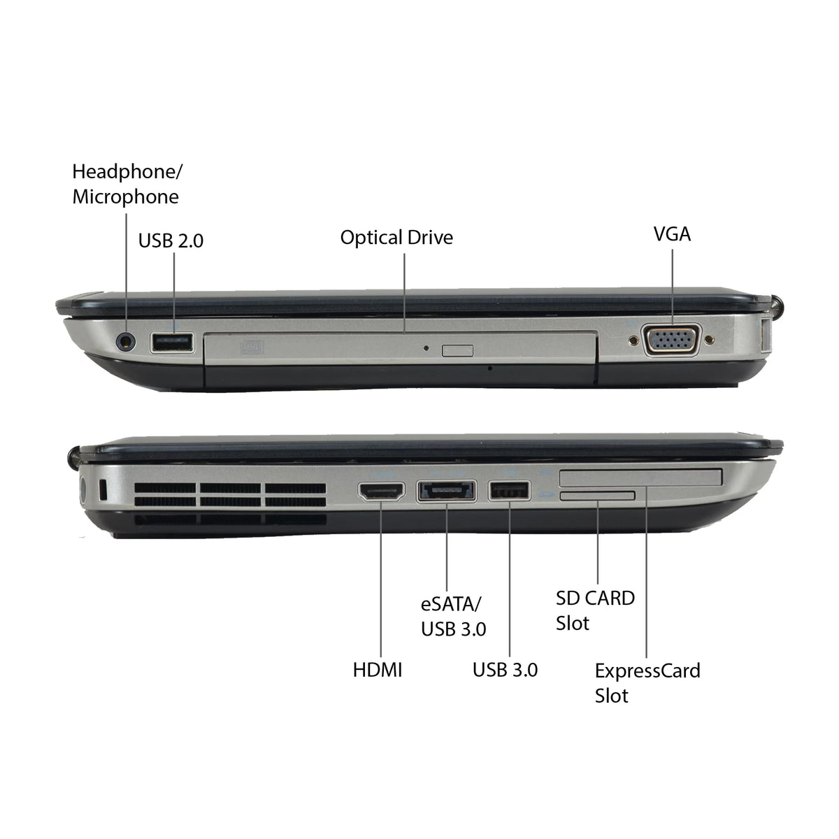 Black 14" Laptop PC with Intel Core i5, 16GB Memory, 256GB SSD I7215