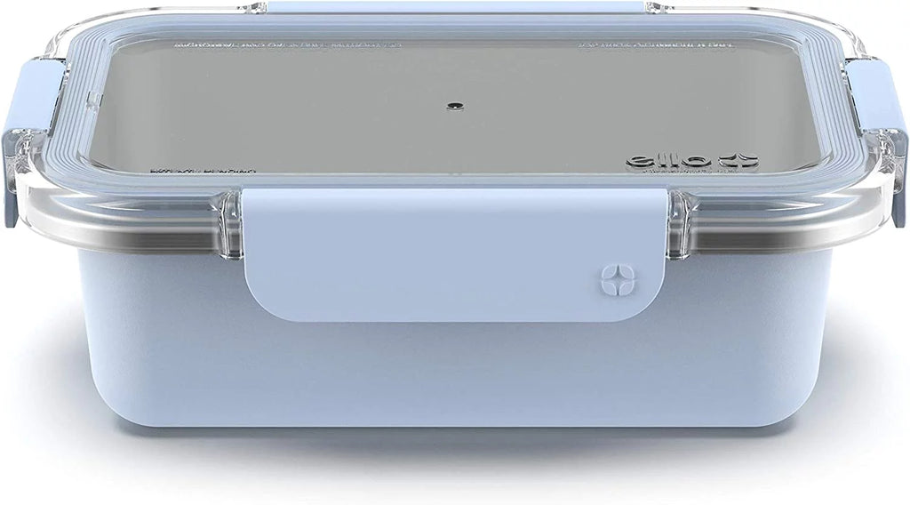 Stainless Steel Rectangle Food Storage Container with Leak-Proof Lids, 4 Cup G733642