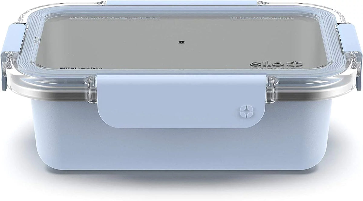 Stainless Steel Rectangle Food Storage Container with Leak-Proof Lids, 4 Cup G733642