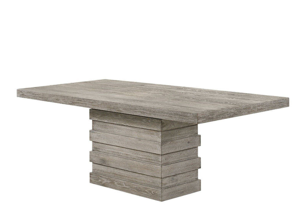 9 Pc Light Oak Dining Set N737