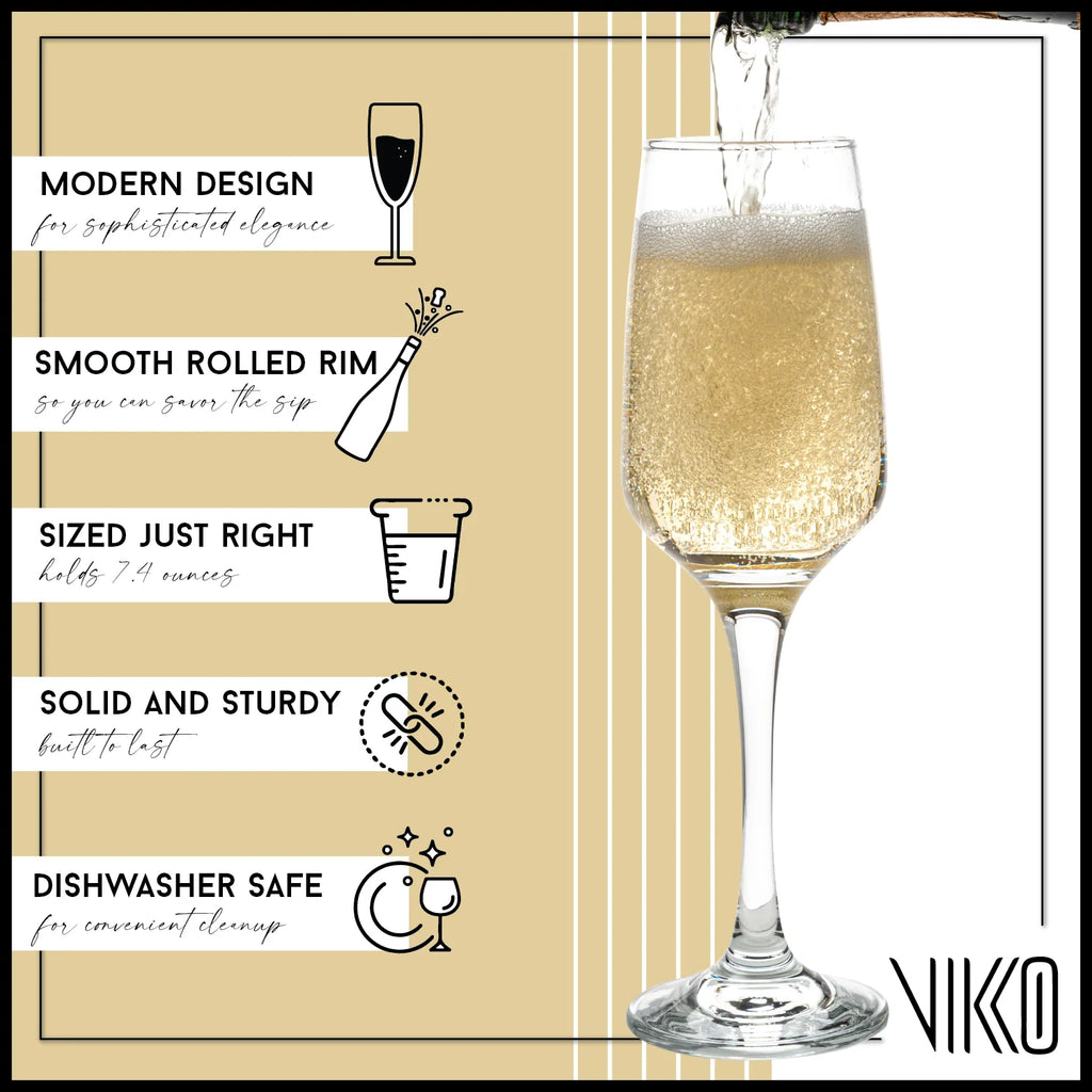Champagne Flutes Set of 4 Q9012
