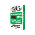 Job Safety Scoreboard 20 x 28 in. T871116