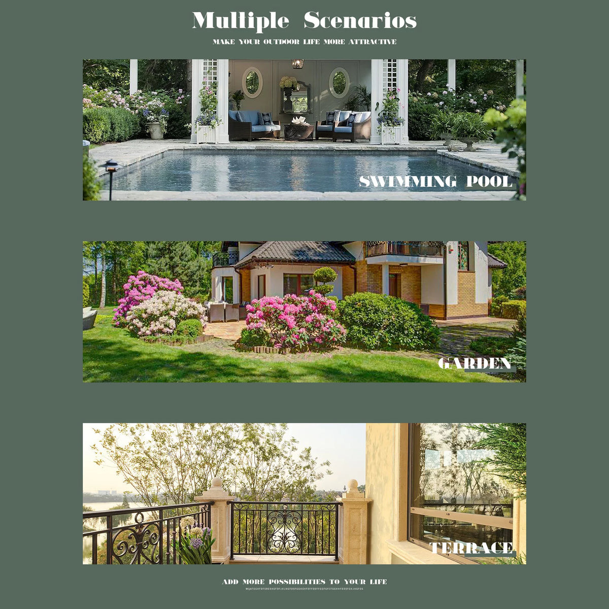 5 Pieces Wicker Rattan Outdoor Sofa Set with Ottoman D4968
