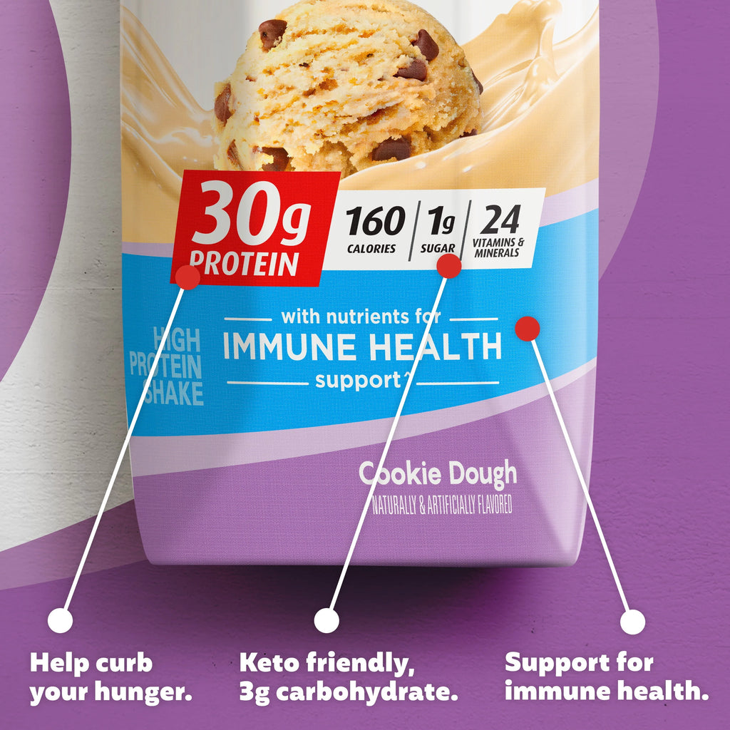 Cookie Dough 30g Protein Shake 11 fl oz 4 Ct W198