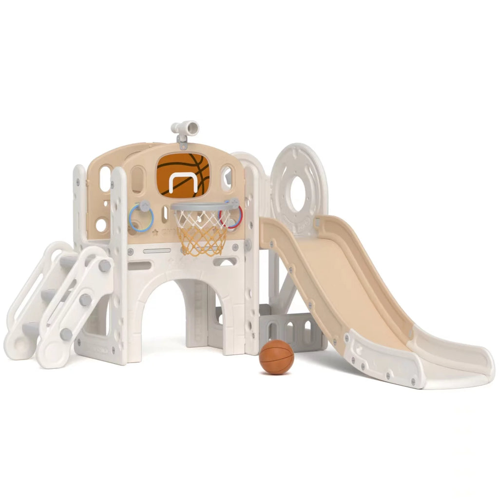 7-in-1 Kids Slide with Climber Play Set H64303
