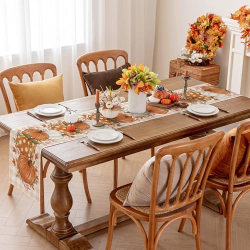 Fall Placemats Set of 4, 12 X 18 Inch Grey Blue Checkered G7588