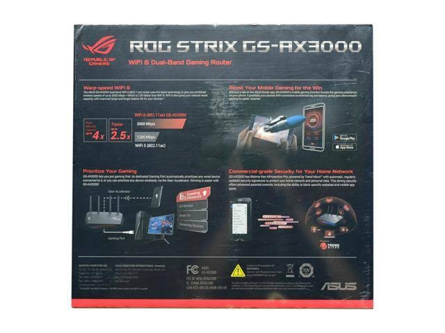 Dual Band WiFi 6 Gaming Router Z56556