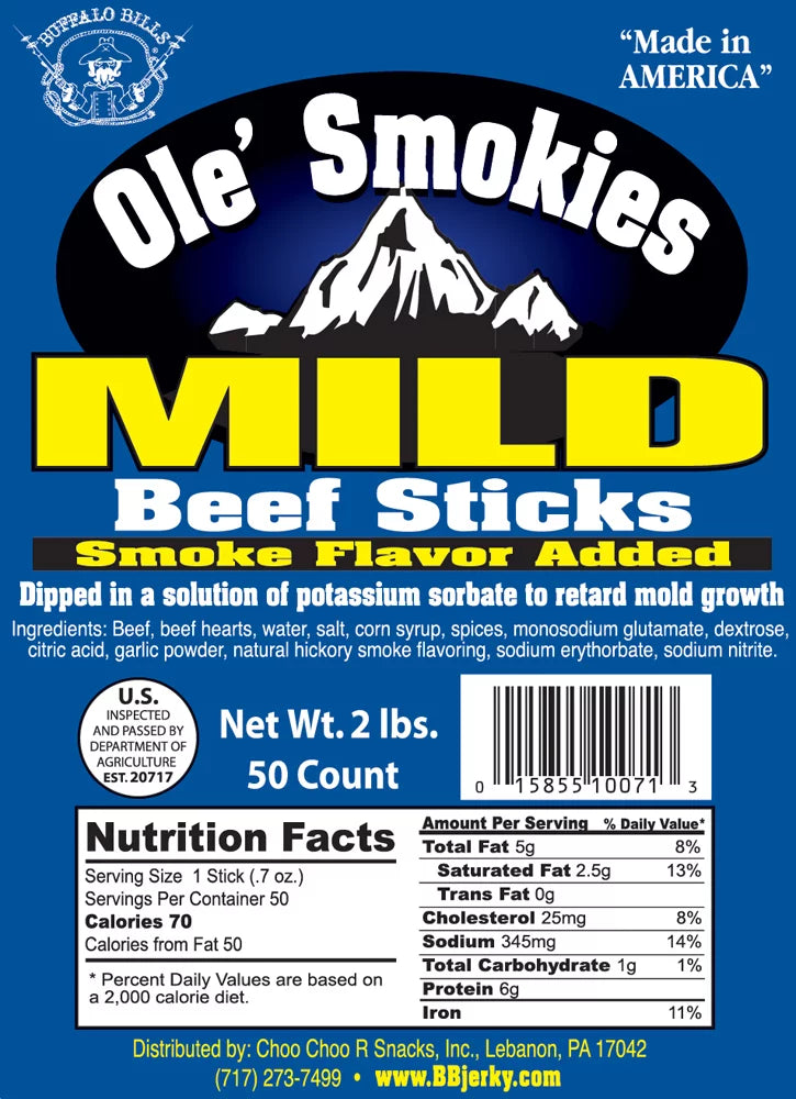 Mild Beef Sticks X955