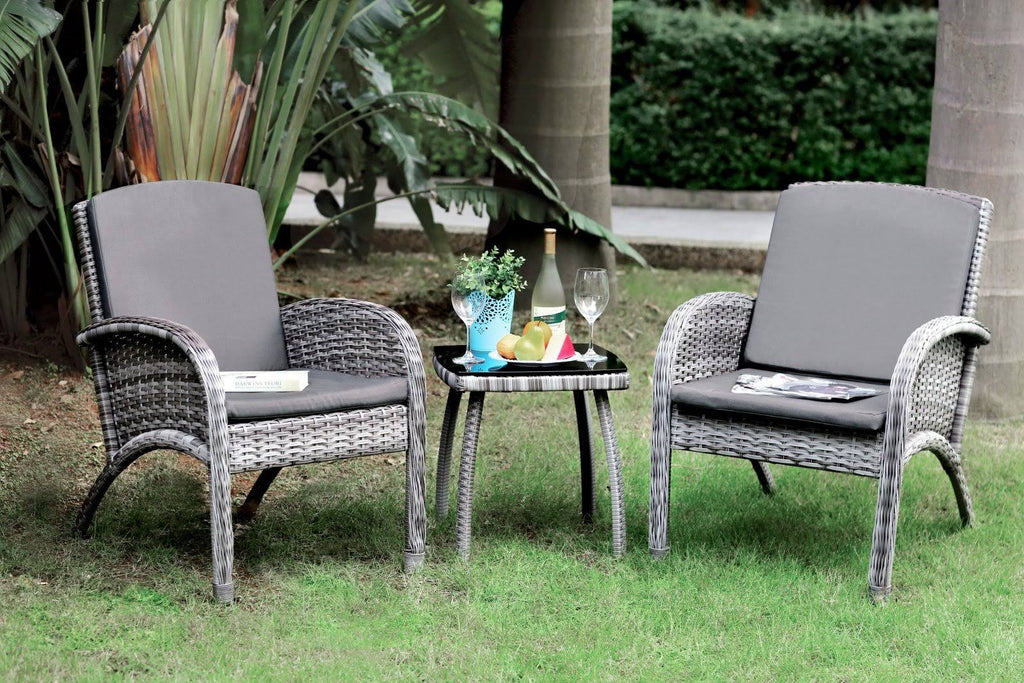 3 Piece Gray Patio Seating Set I693507