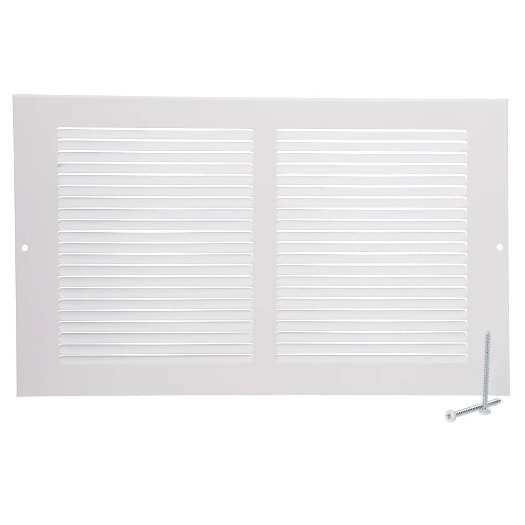 Imperial White Steel Rectangular Baseboard Return Grille G2239