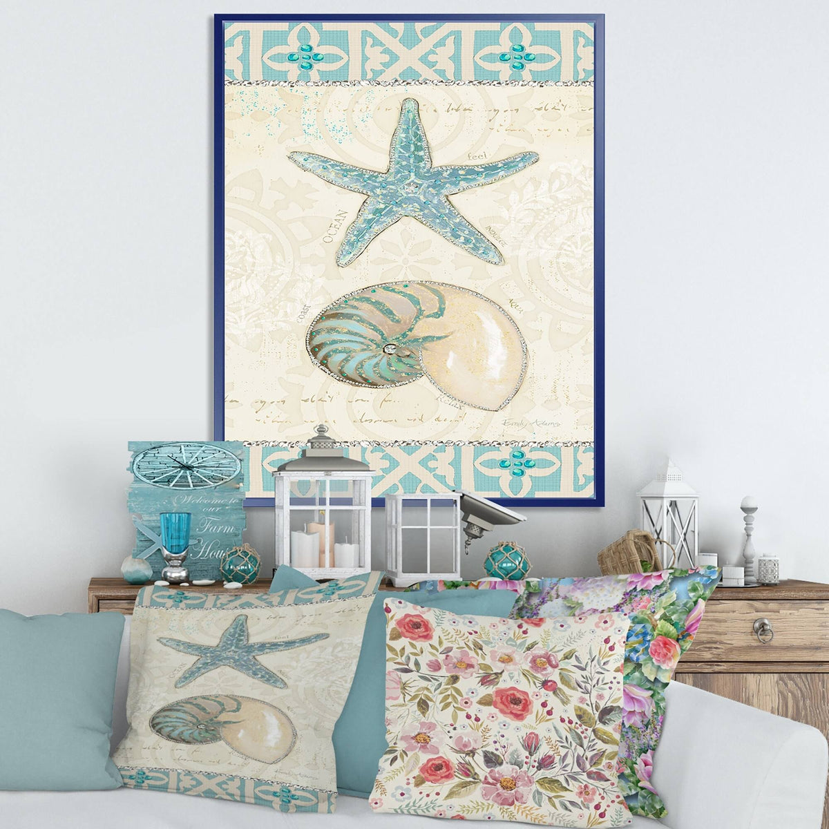 Framed Canvas M75721