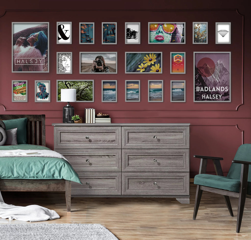 6 Drawer Double Dresser I45571