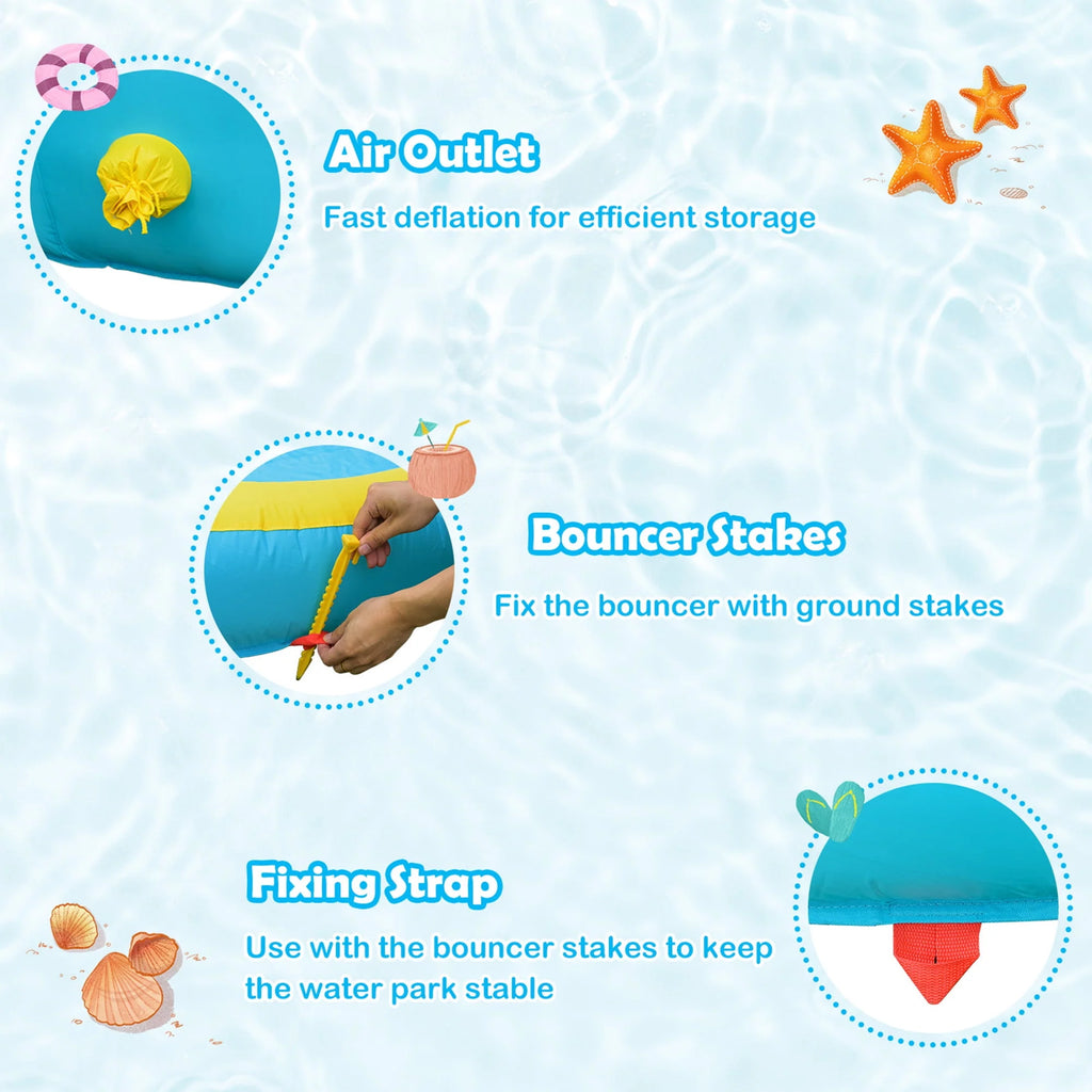 Inflatable Water Slide Park Splash Pool T274