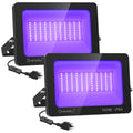2 Pack 100W LED Black Light IP66 Waterproof Q822