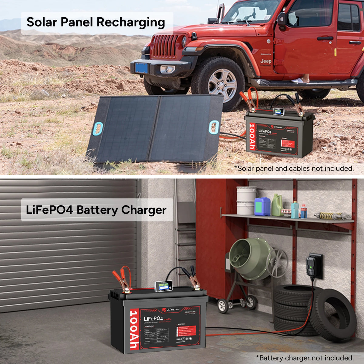 100Ah LiFePO4 Lithium Deep Cycle Battery C7321