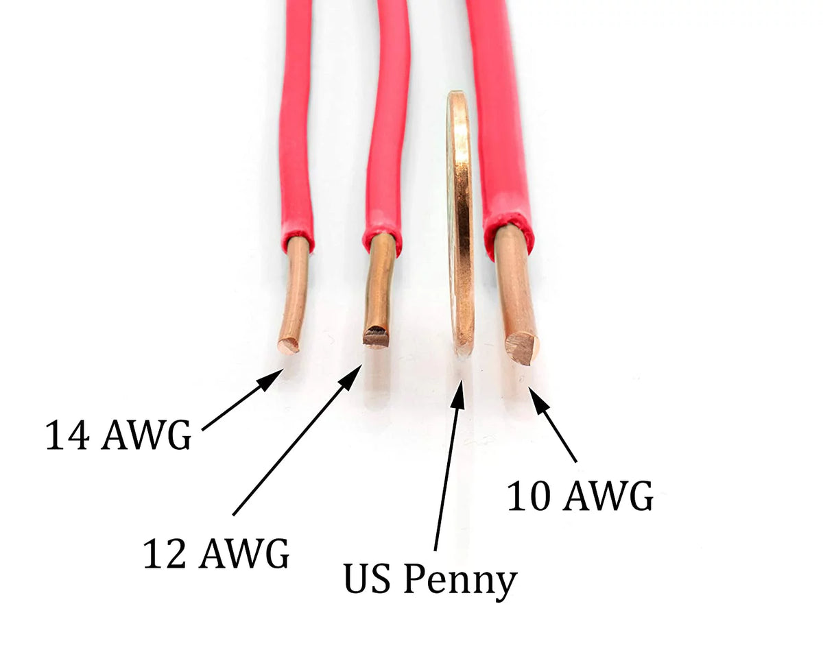 Insulated Solid Copper THHN / THWN Wire 10 AWG 600 Volts Red A12031