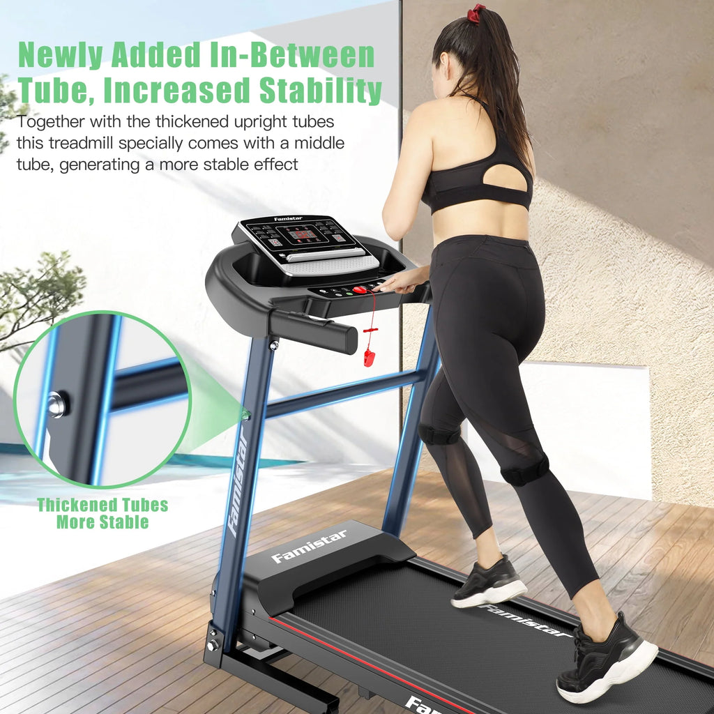 Portable Folding Treadmill with Incline Y148