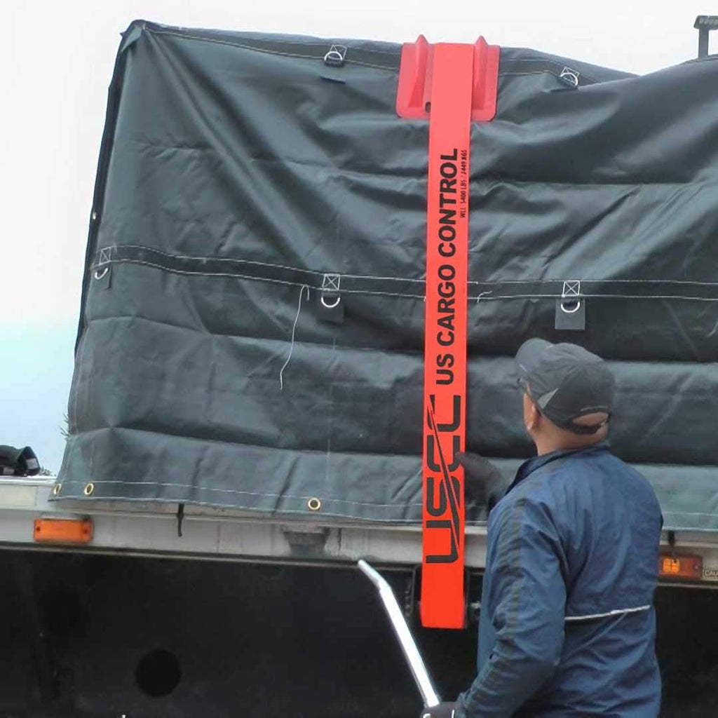 4 Inch x 30 Foot Red Winch Straps with Flat Hook 10 Pack N8974