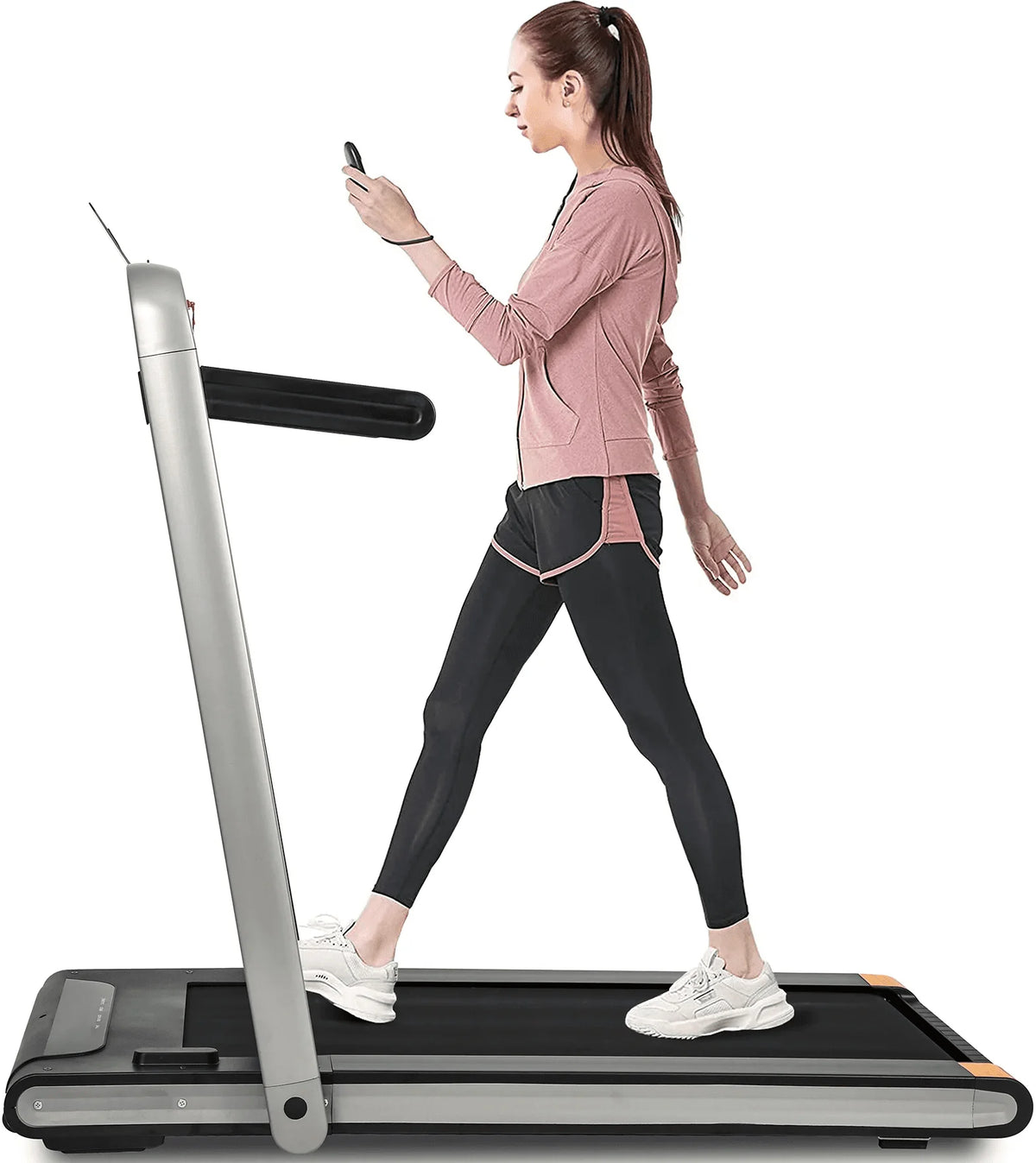 Folding Treadmill with Remote & Screen, 2.5 HP 220 lbs X174