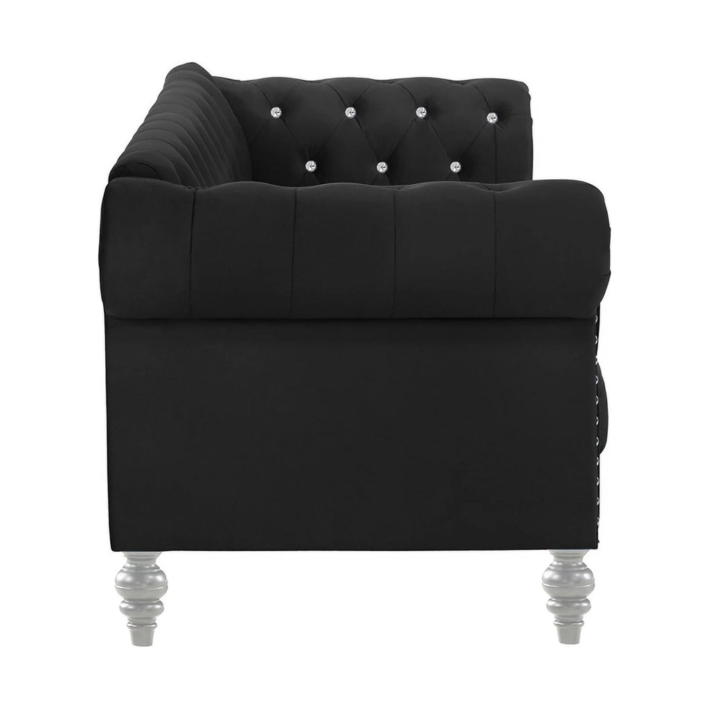 Black Velvet Sofa B124484