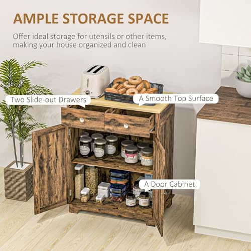 White Sideboard with 3 Drawers and Doors B381448