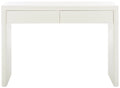 Ivory Wood Console Table with Drawer X439