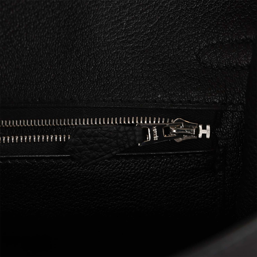 Black Leather Handbag V104