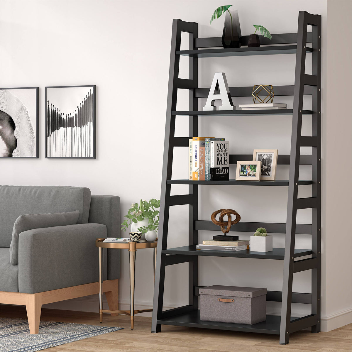 5-Tier Modern Bookshelf Q336