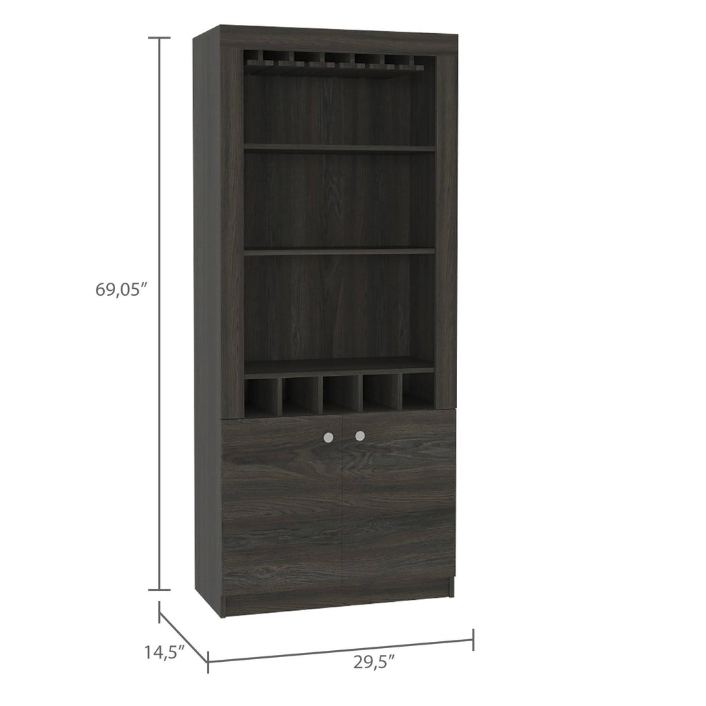 Dark Brown Bar Cabinet M779