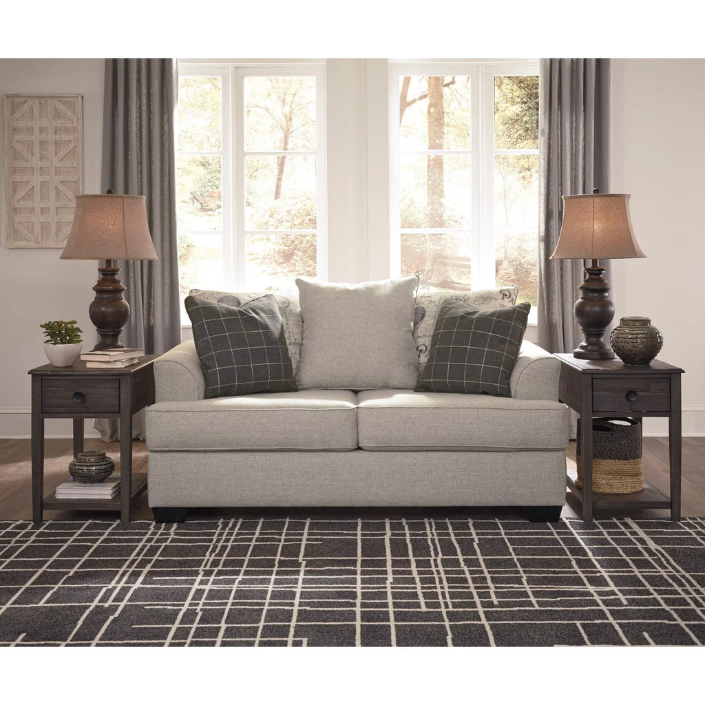 Pewter Loveseat M5829