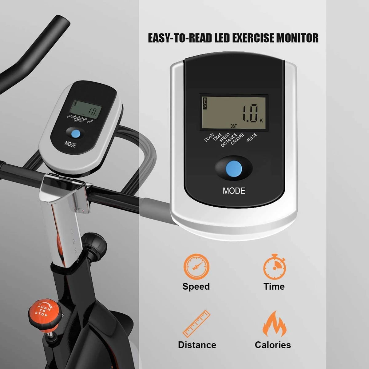 Stationary Exercise Bike Z59212