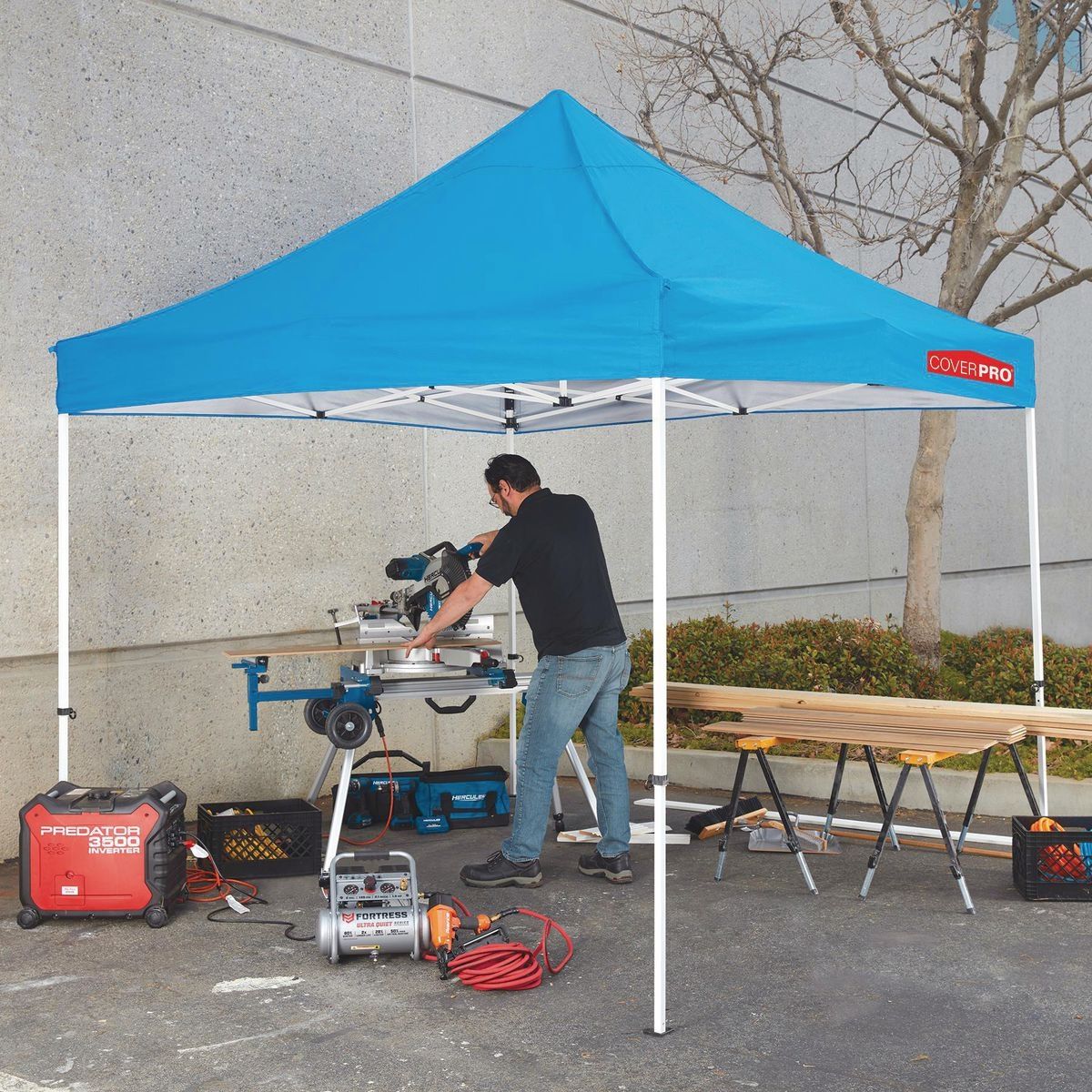 10 ft. x 10 ft. Heavy Duty Pop-Up Canopy M655