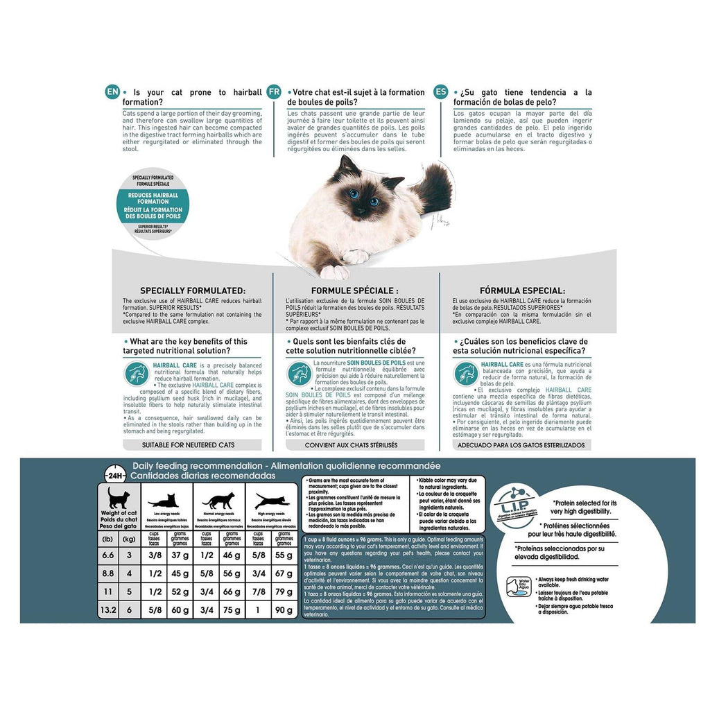 Indoor Hairball 34 Cat Dry Food R2428