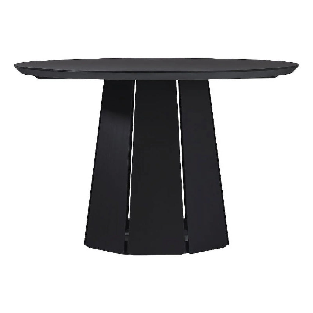 Black Round Pedestal Dining Table E41468