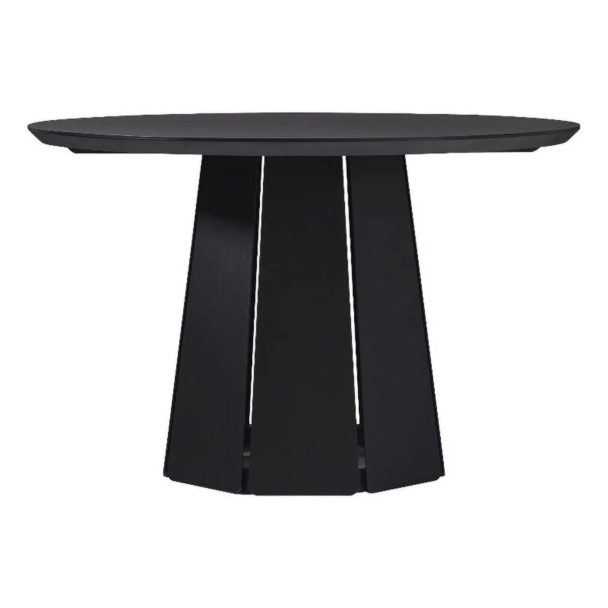Black Round Pedestal Dining Table E41468