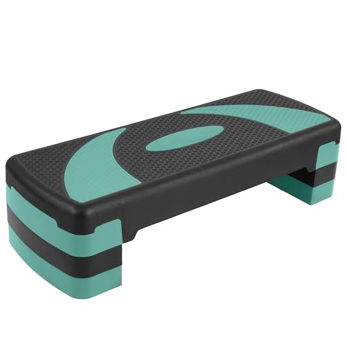 Adjustable Step Aerobic Platform with 4 Risers M1149