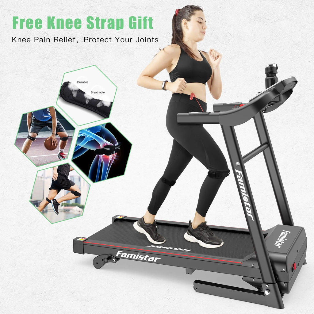 Portable Folding Treadmill with Incline Y148
